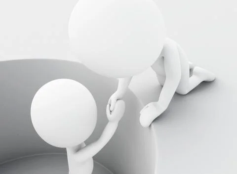 3d team work. Business concept. Stock Illustration