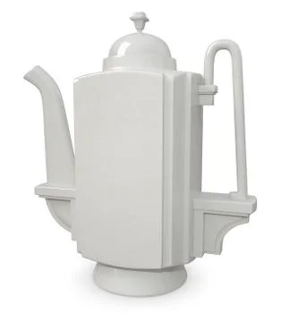 3d teapot Stock Illustration