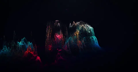 3d technology hologram Stock Footage 240102027