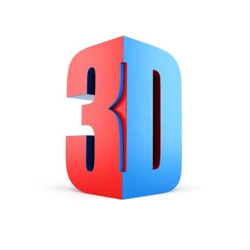 3d technology symbol Stock Illustration