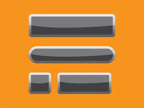 3d technology web buttons. Button for web design 스톡 일러스트