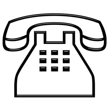 3D Telephone Stock Illustration