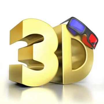 3d television Stock Illustration