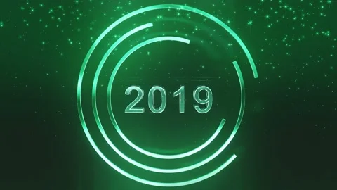 3d text 2019 Stock Footage 99179348