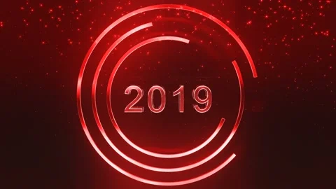 3d text 2019 Stock-Footage 99179406