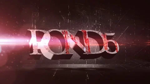 3D Text \Blood Stock After Effects