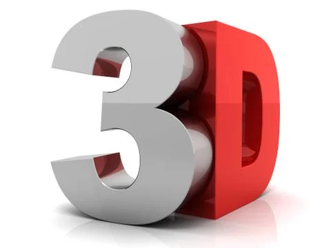 3D text conceptual image Stock Illustration