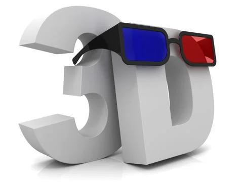 3D text conceptual image Stock Illustration