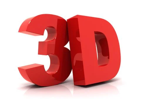 3D text conceptual image Stock Illustration