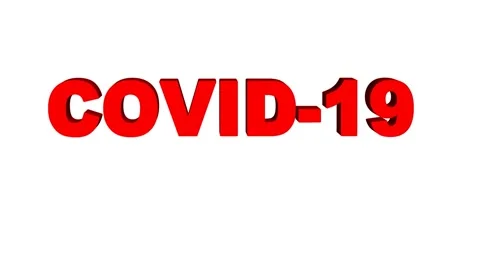 3D text of Covid-19 zooming in effect Stock Footage 147153285