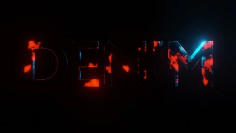 3D TEXT LOGO / TEXTURE / BLENDER / LIGHT Stock Footage 132826325