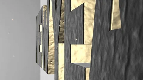 3D text rendering of Happy new year 2019. Stock Footage 96407542