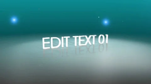 3d Text Revolve Modèle After Effects