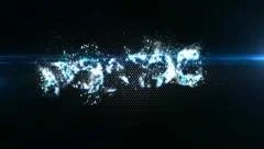 3D Text\Particular BLUE Stock After Effects