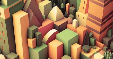 3d texture background. Random colorful mosaic. hyper detailed Stock Illustration