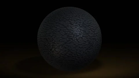 3D Textured Spinning Sphere Loop 스톡 동영상 42131471