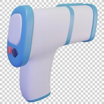 3D Thermogun Stock Illustration