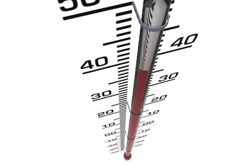 3d thermometer Stock Illustration