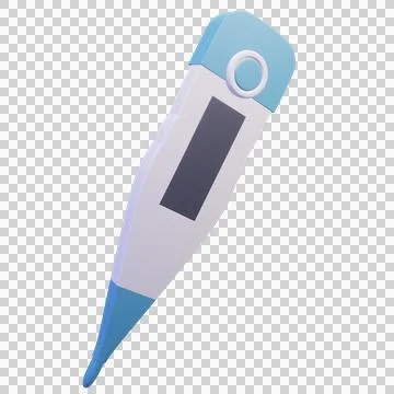 3D Thermometer Stock Illustration