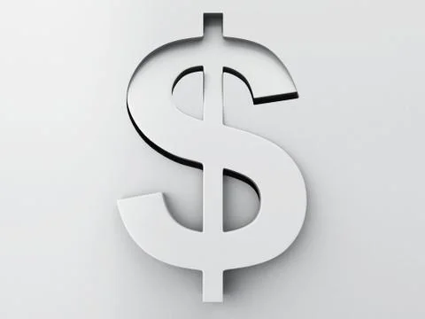 3d Tick extruded from the surface. Illustrazione stock
