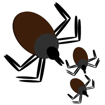 3D tick isolated on white background Stock Illustration