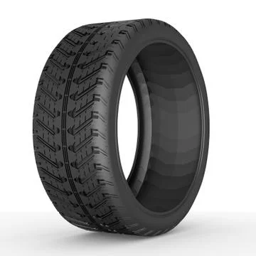 3d tire. Stock Illustration