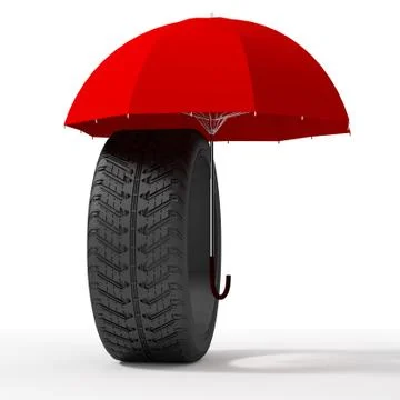 3d tire. Stock Illustration