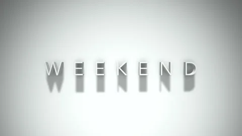 3D title animation with shadows on a white background 스톡 동영상 270158242