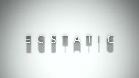 3D title animation with shadows on a white background 스톡 동영상 270173817