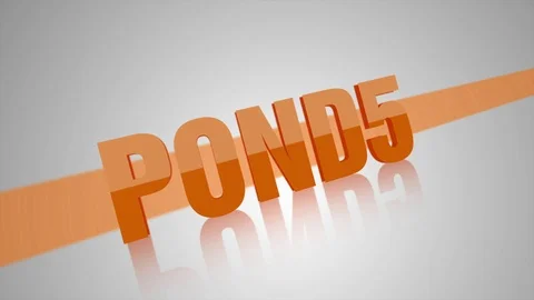 3D  Title  Presence After Effects stock