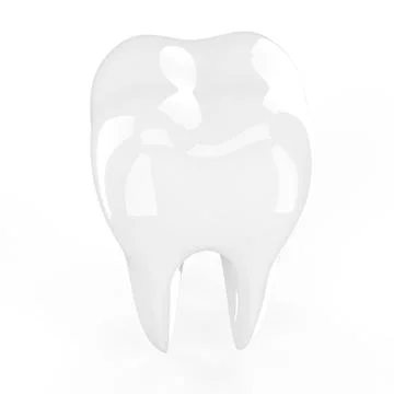 3d tooth Illustrazione stock