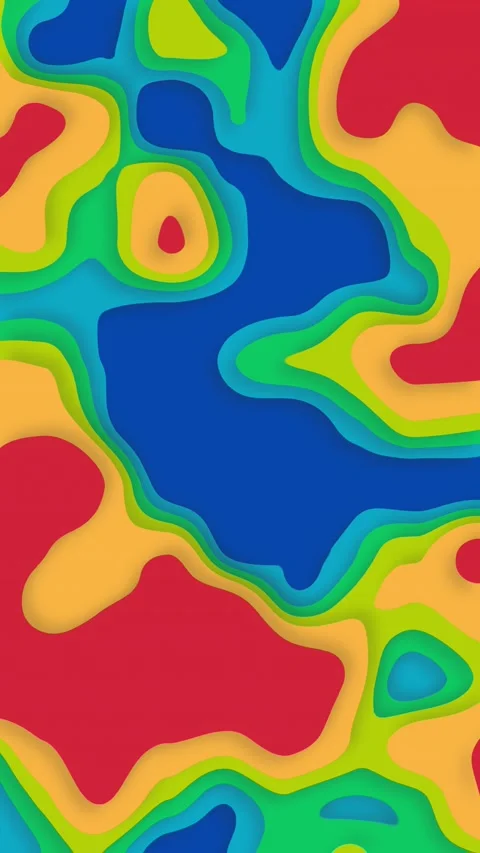 3D Topographic height map, geology survey. Topographic cartography, contour map Video stock 229269394