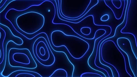 3D Topographic map background concept. Technology background イラスト素材