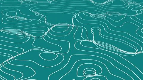 3D Topographic map background concept abstract background. Space Geography Wavy イラスト素材