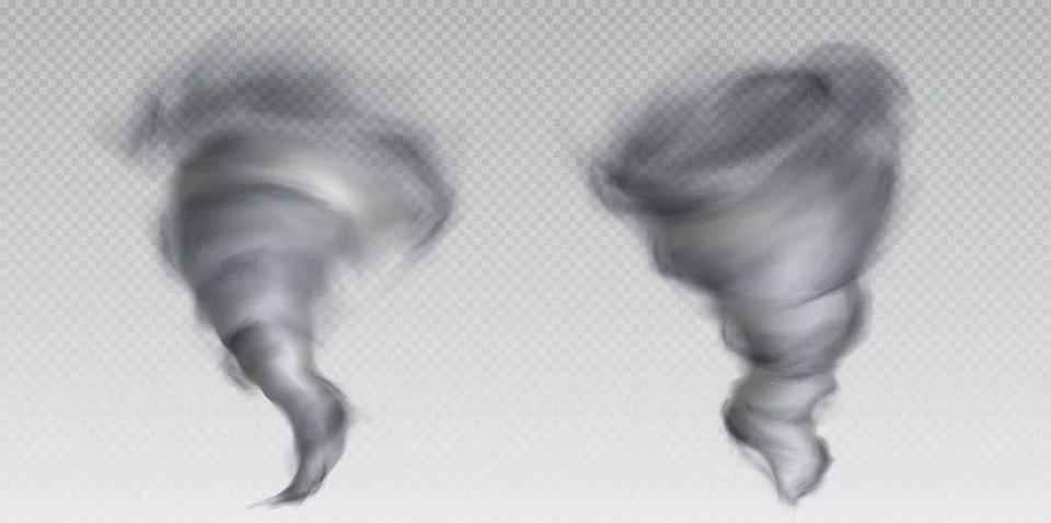 3d tornado hurricane vector cyclone storm effect Stock Illustration