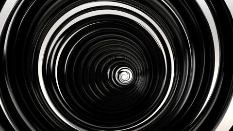 3D Tornado tunnel Stock Illustration