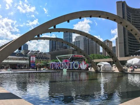 3D Toronto Sign Stock-Fotos