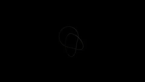 3D torus knot spinning animation 4K Stock Footage 336516580