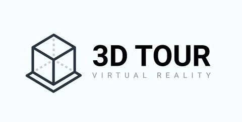 3d tour virtual icon ar camera platform vector game. 360 vr 3d tour icon. Illustrazione stock