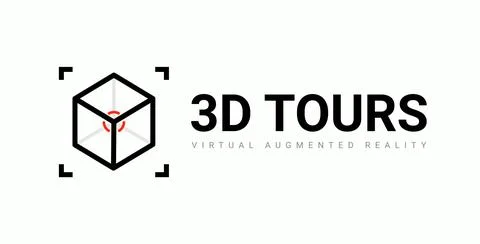 3d tour virtual icon ar camera platform vector game. 360 vr 3d tour icon. Illustrazione stock
