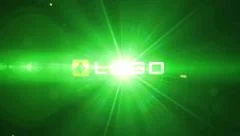 3D Toxic Green Light Streaks Particles Explosion Animation Logo Reveal Stinger Stock After Effects
