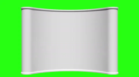 3d Trade show booth pop up white and blank Video stock 67478588