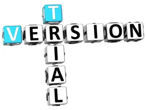 3d trail version crossword 스톡 일러스트