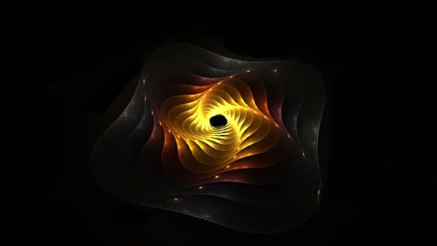 3D transforming sparkling fire layers to abstract rose. Stock Footage 154186353