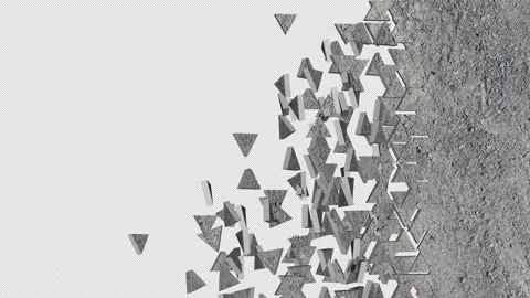 3d Transition Effect Video stock 221695017