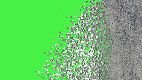 3d Transition Effect 库存影片 221695052