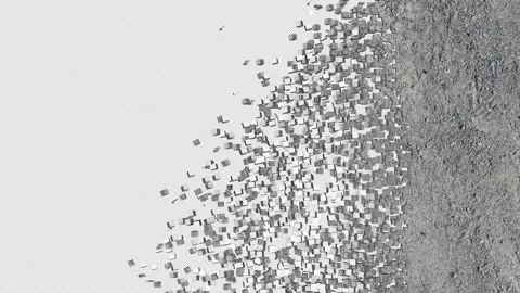 3d Transition Effect Stock Footage 221695558