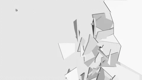 3d Transition Effect Video stock 221695574