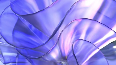 3D translucent abstract wave wallpaper background shiny curved shape element Stockbeeldmateriaal 317138113