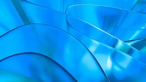 3D translucent abstract wave wallpaper background. Shiny curved organic sha.. Stock-Illustration